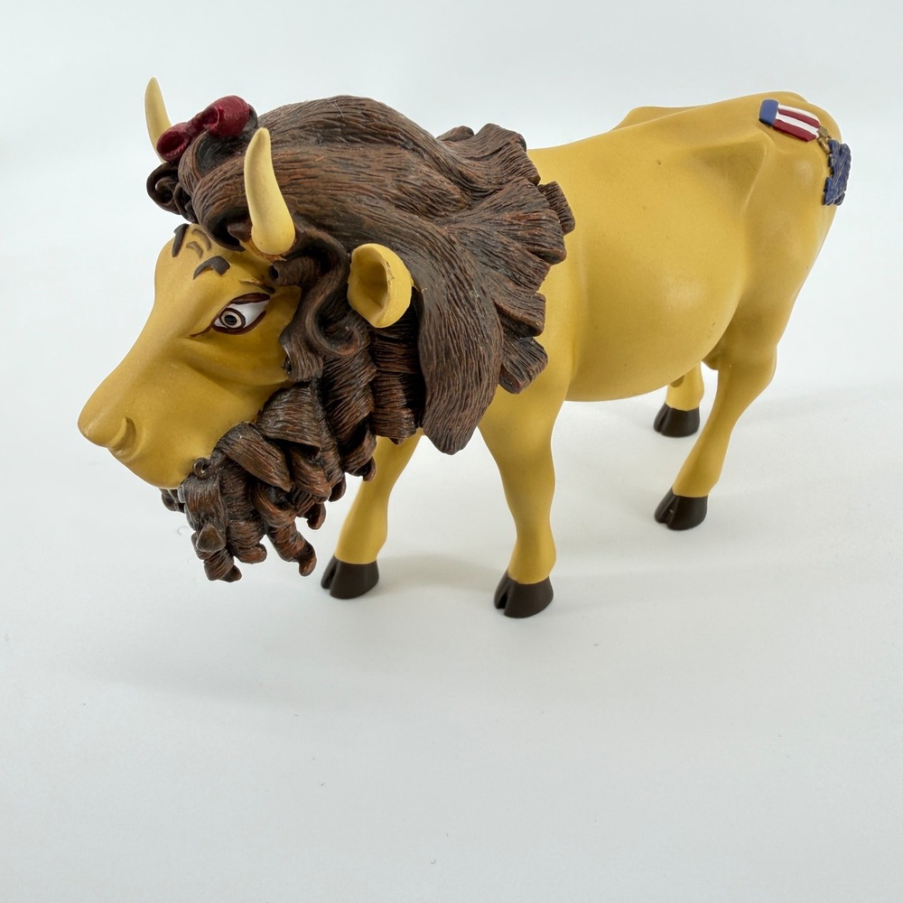 CowParade Wizard of Oz Cowardly Lion Cow Figurine 7244 Westland Giftware 2002
